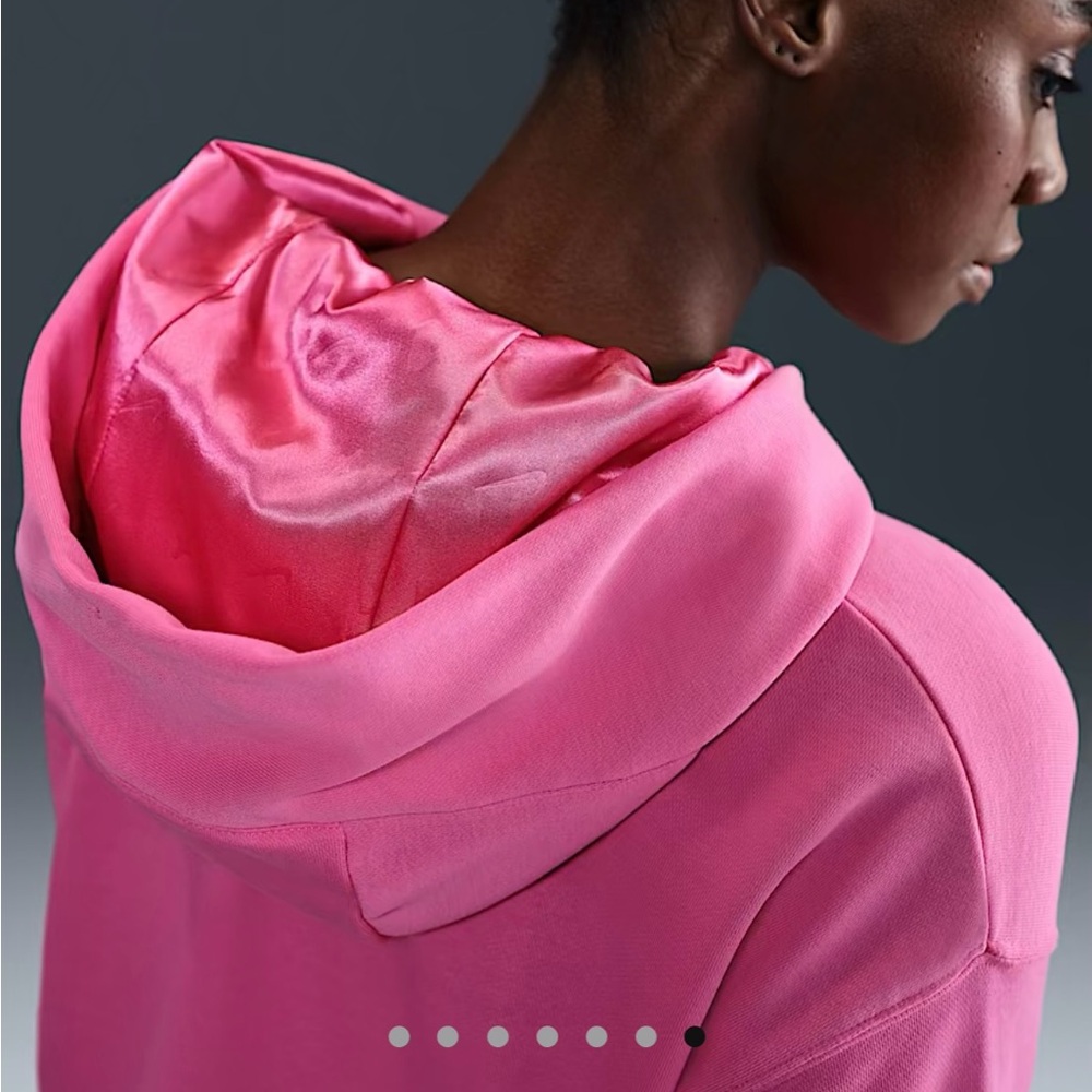 Nike Pink Women's Crop Hoodie